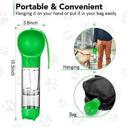 4 in 1 Waterfles voor Honden