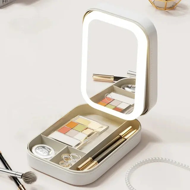 LED Spiegel Make-up Organizer