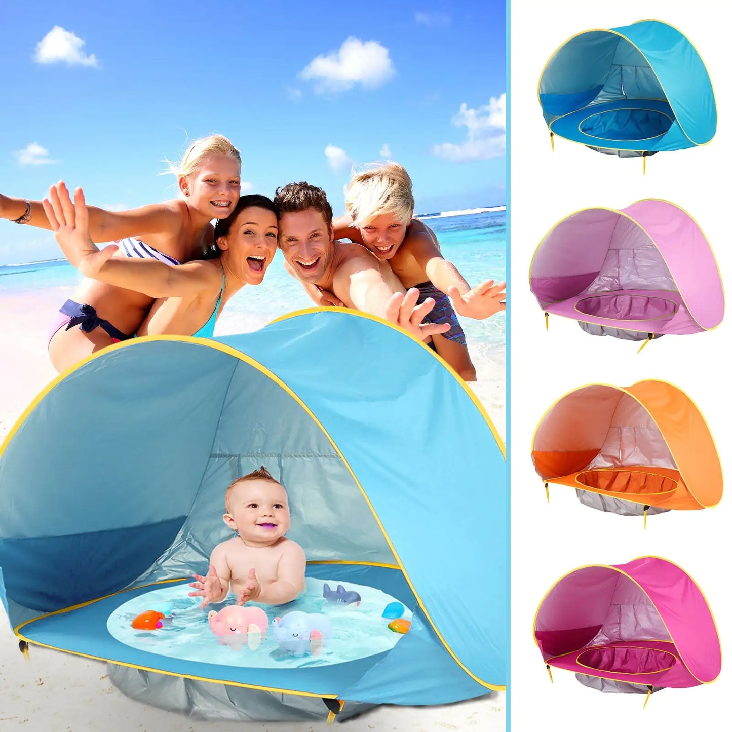 Baby Strandtent (Makkelijk op te zetten)