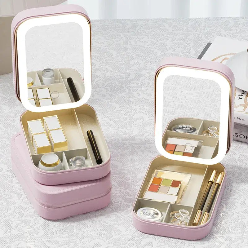 LED Spiegel Make-up Organizer