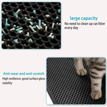 Dubbellaagse Kattenbakmat (voorkomt rondslingerend grind)